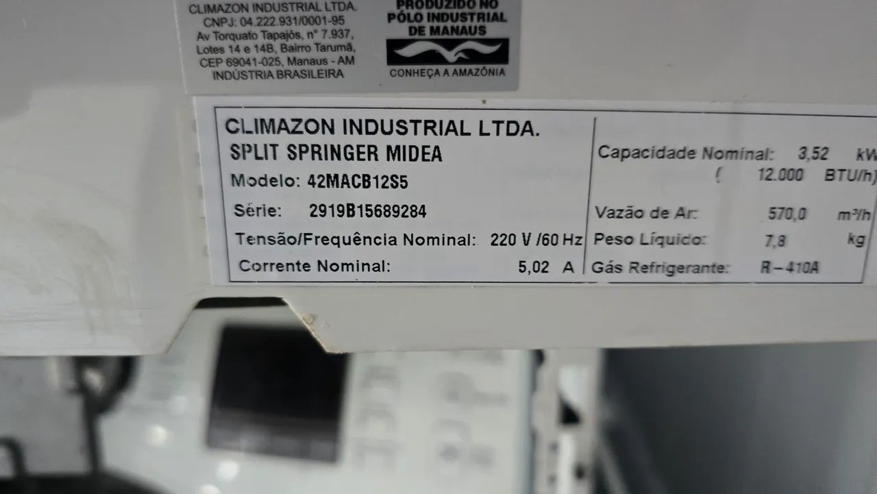 Evaporador Midea