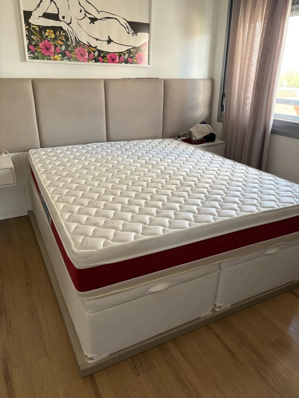Cama box queen 