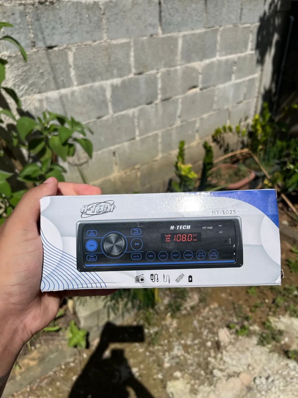 Som Automotivo H-Tech HT-1025 com Bluetooth, USB e Rádio FM - Foto 3