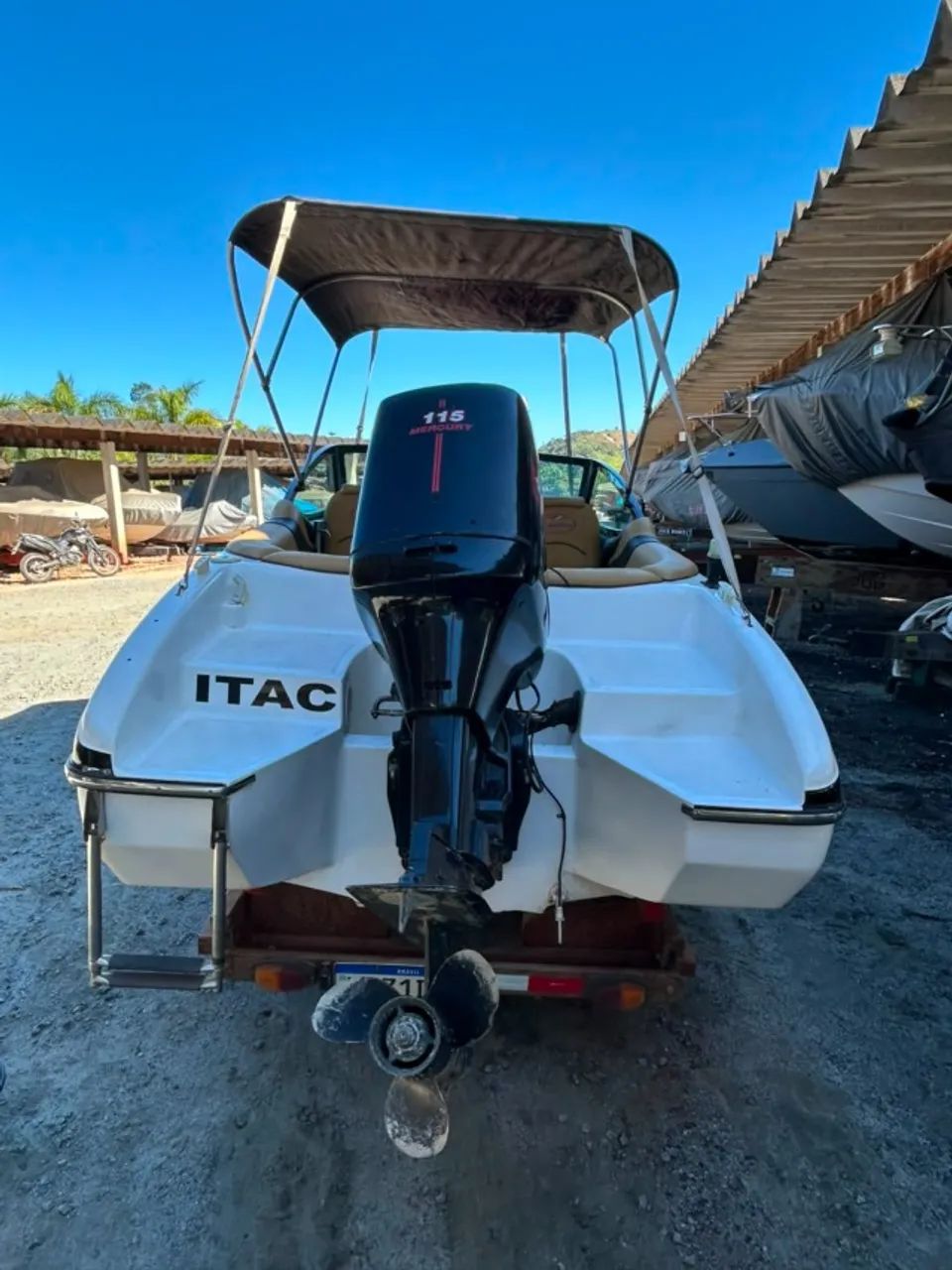 Lancha 2019 Motor Mercury 115 HP - Foto 2