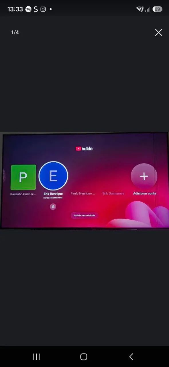 TV SMART 55" 4K , Funciona perfeitamente todas as funções! * - Foto 4