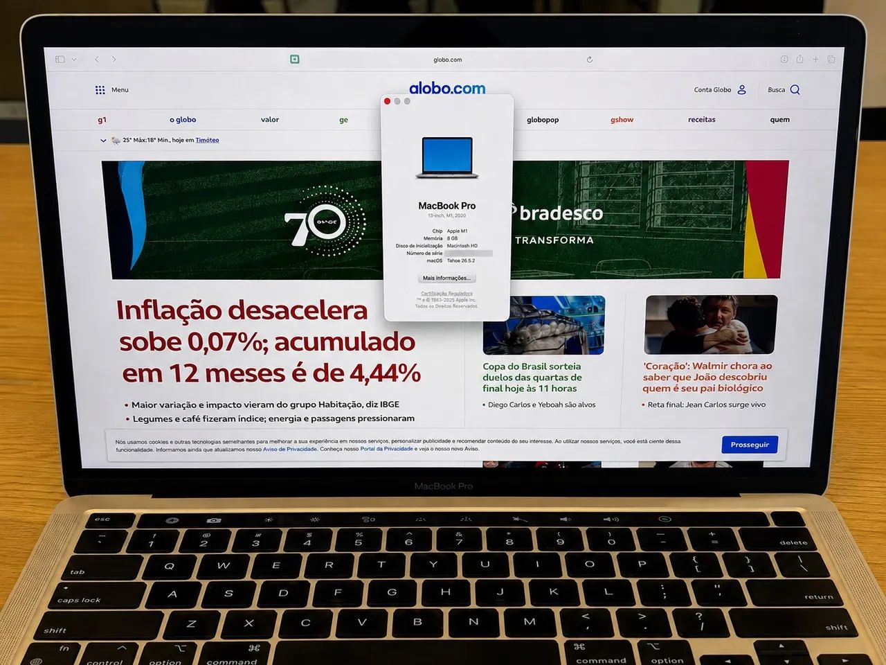 MacBook Pro M1 13 NF + Magic Mouse 2 c/ caixa  - Foto 5