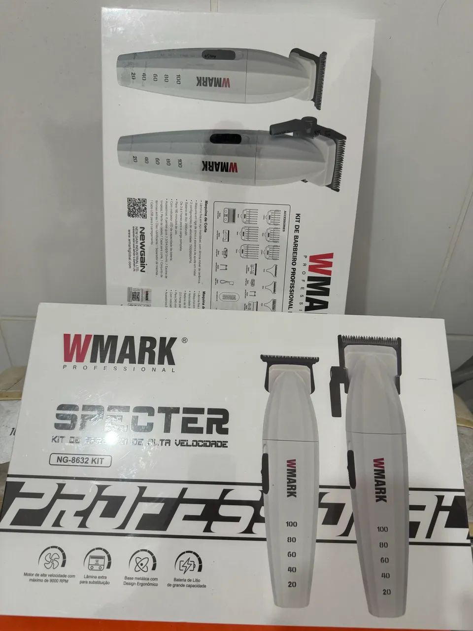Kit de Barbeiro Profissional WMARK Formula W1 - Foto 3