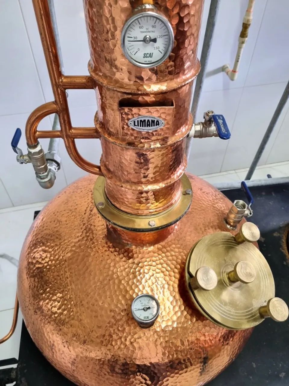 Alambique de Cobre Limana 50L Completo - Menos da Metade do Preço - Foto 2