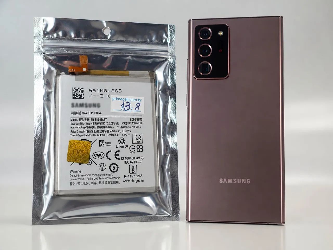 Bateria Samsung Note 20 ultra EB-BN985ABY  - Foto 2
