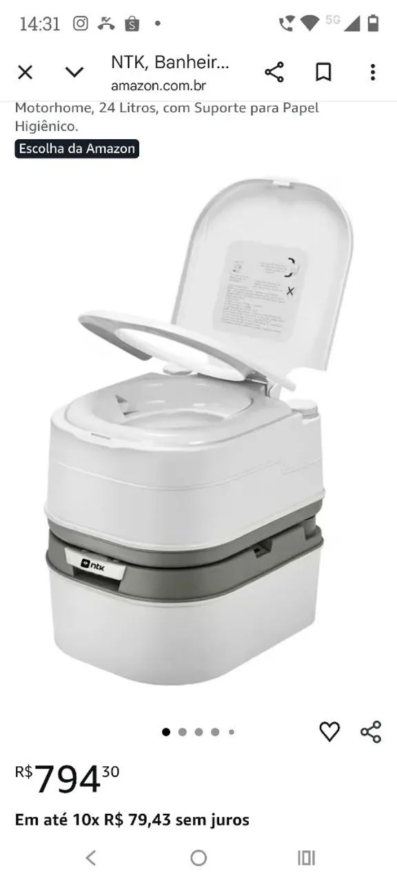 Porta Pote TKN novo, na caixa - Foto 6