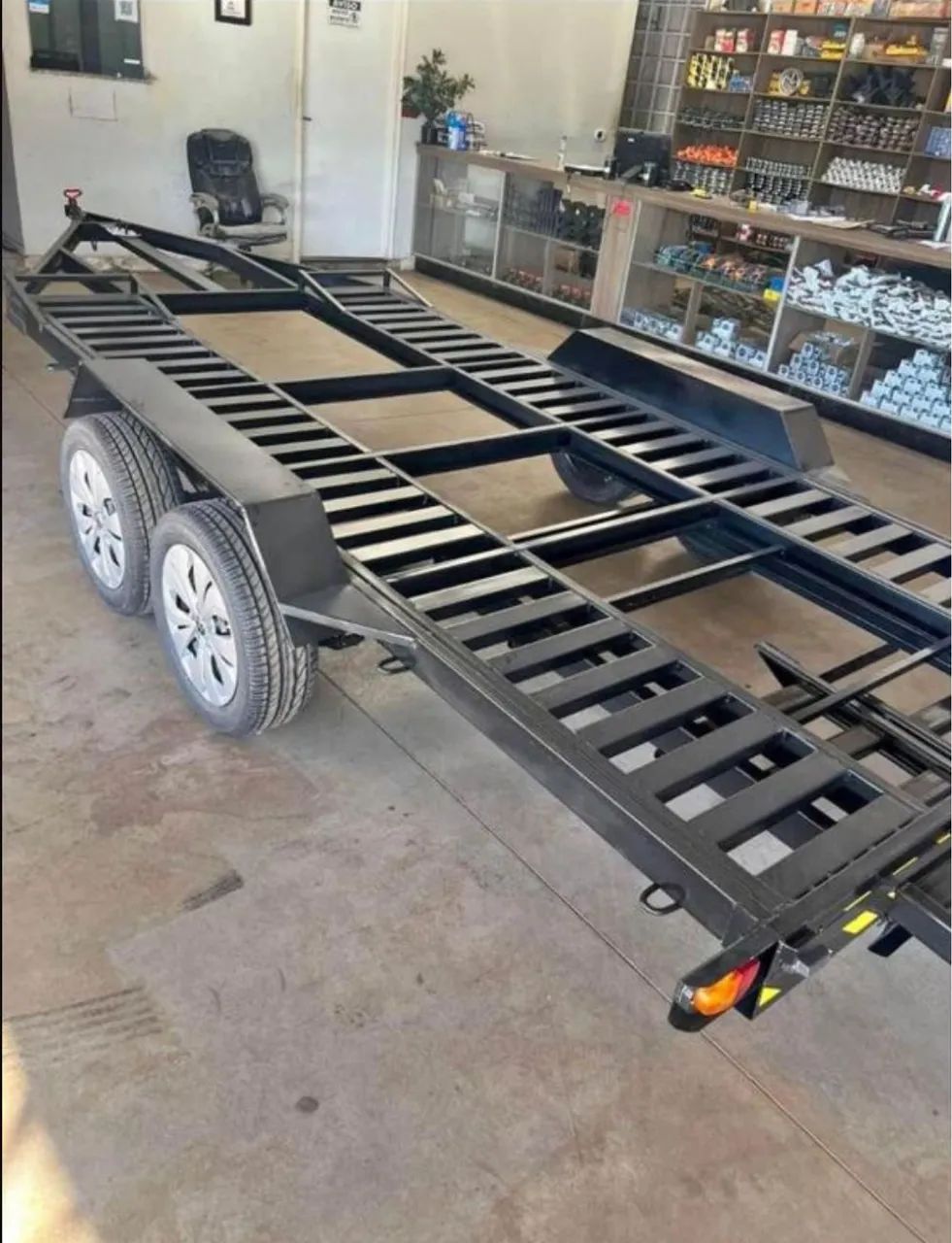 Carreta reboque plataforma para carro  - Foto 4