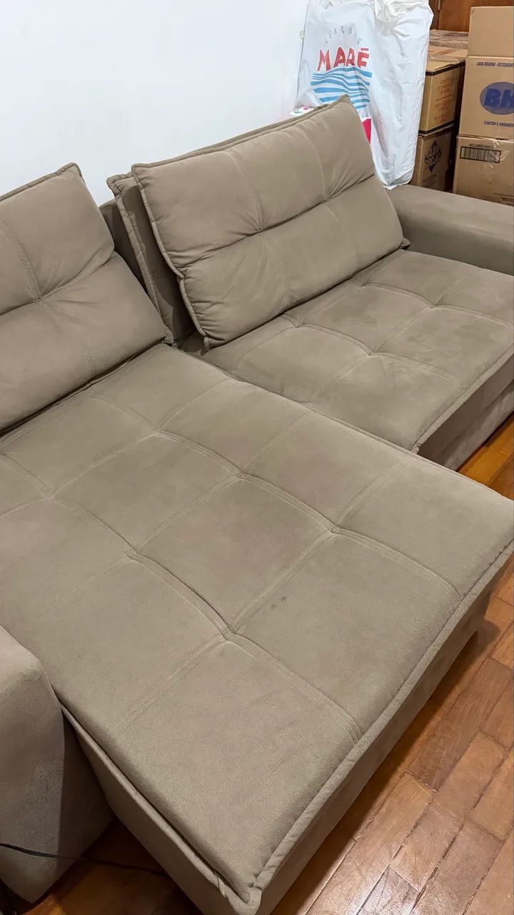 Sofá cama casal retrátil em ótimo estado  - Foto 5