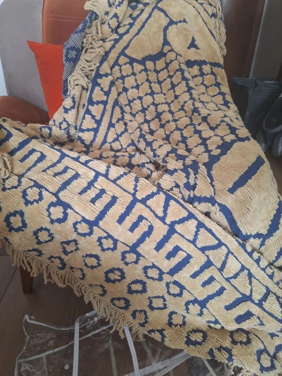 Colcha chenille Casal