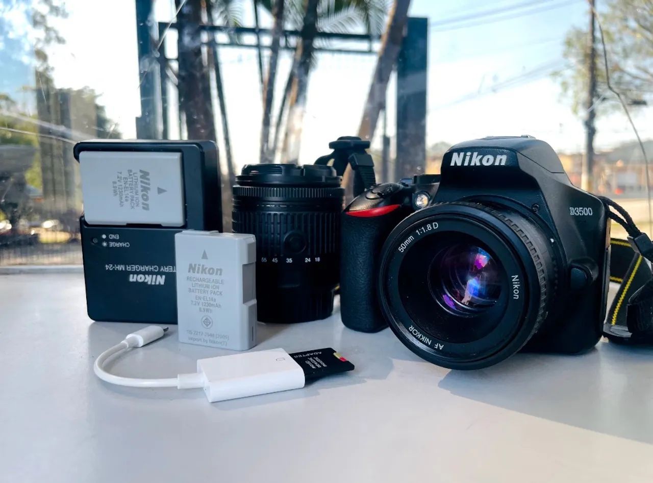 nikon d3500 + kit 