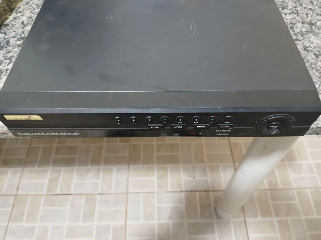 DVR  conector rede com defeito