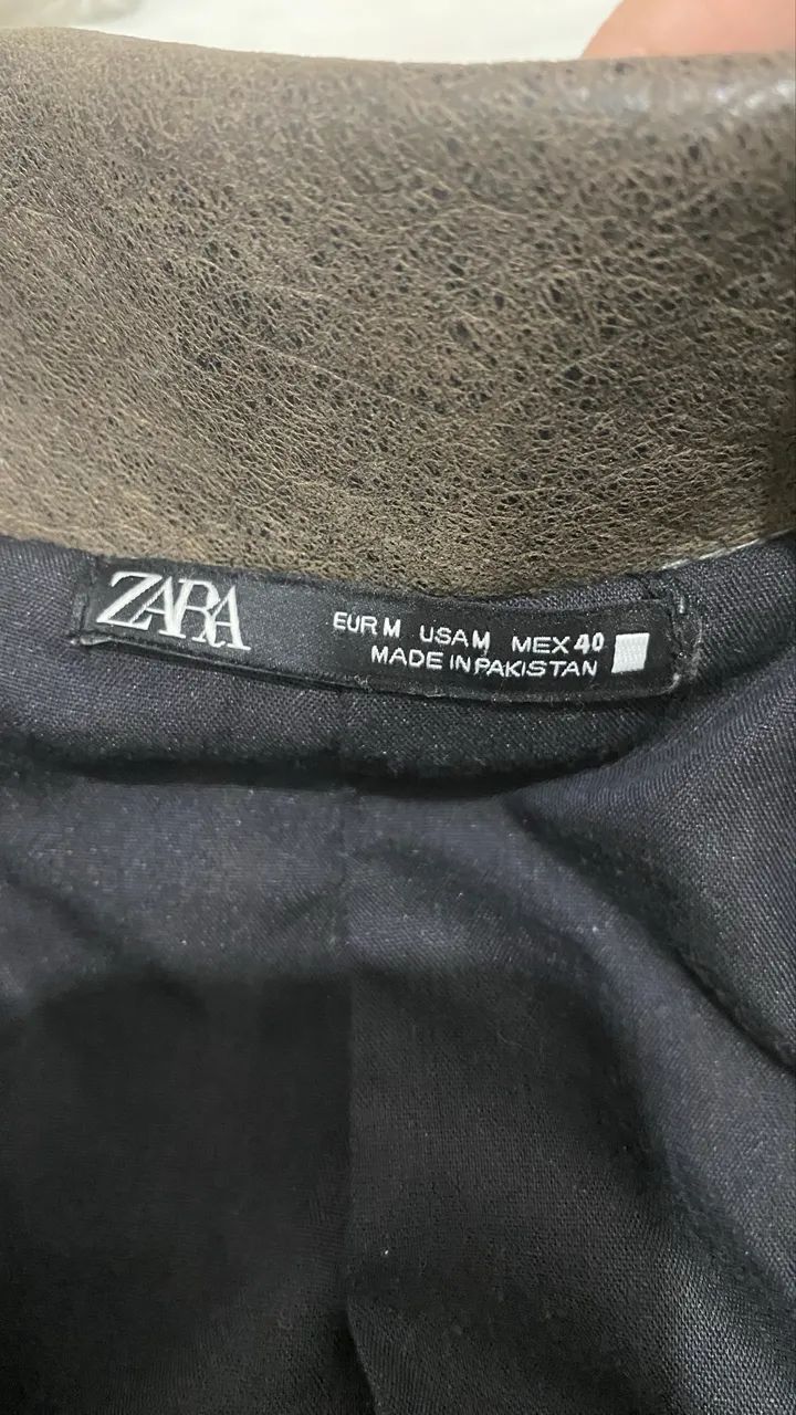 Jaqueta zara couro - Foto 4