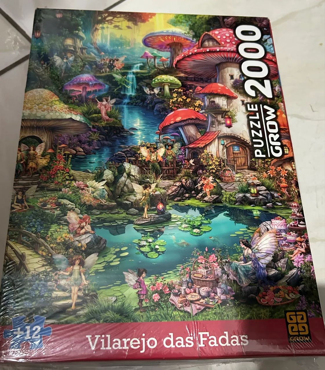 Quebra-cabeça Grow lacrado - Vilarejo das fadas