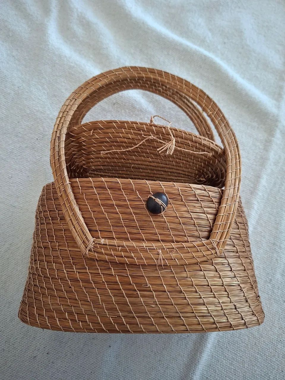 Bolsa de mão - material de capim dourado - Foto 3
