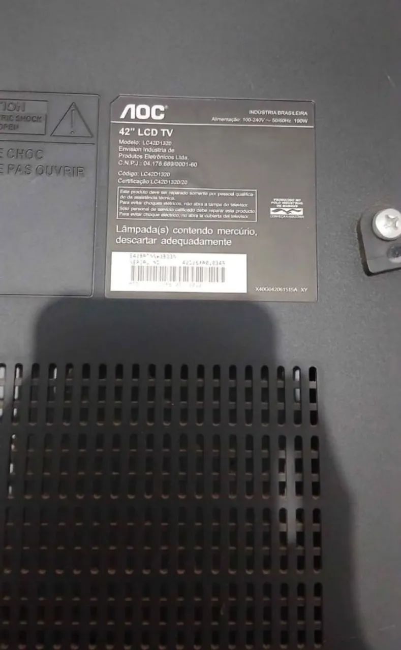 Tv AOC LCD 42 polegadas  - Foto 3