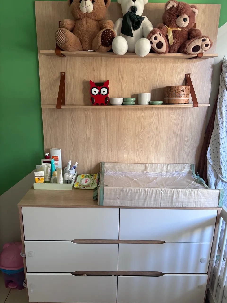 Kit berço, cômoda e armário  - Foto 2