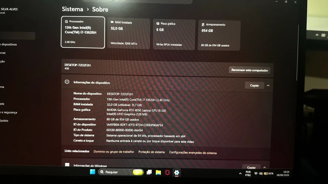 Notebook Gamer Avell i7 13ª Ger + RTX 4050 (Roda Tudo!) - Foto 3