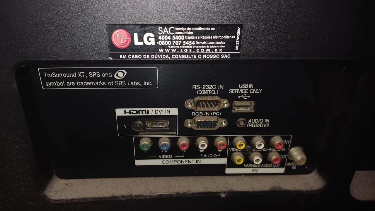 Tv plasma 42 polegadas em perfeito estado nada quebrado controle remoto funcionando bem  - Foto 5