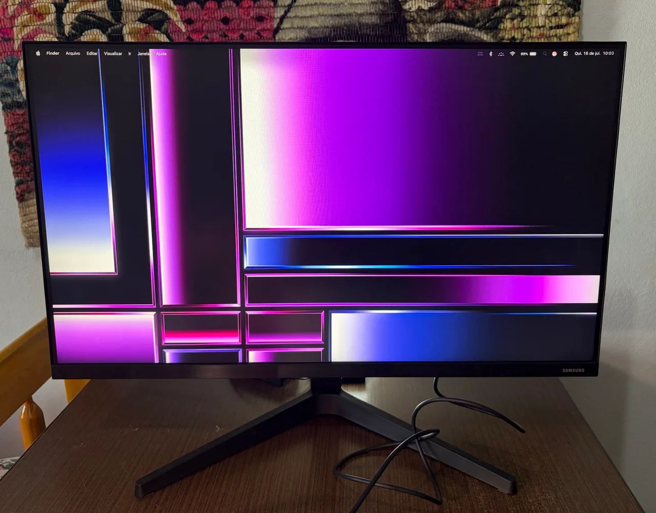 Monitor Samsung 27 polegadas IPS T35F Full HD 75Hz FreeSync HDMI - Caixa Original - Foto 3