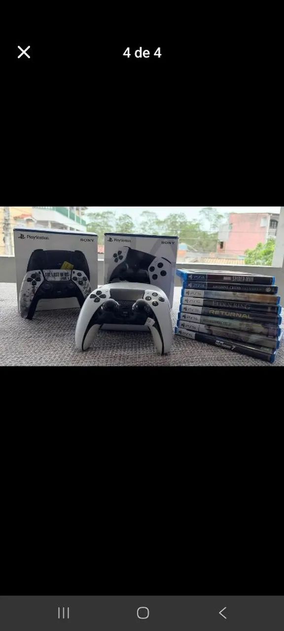 PlayStation 5 com leitor e 2 controles - Foto 2
