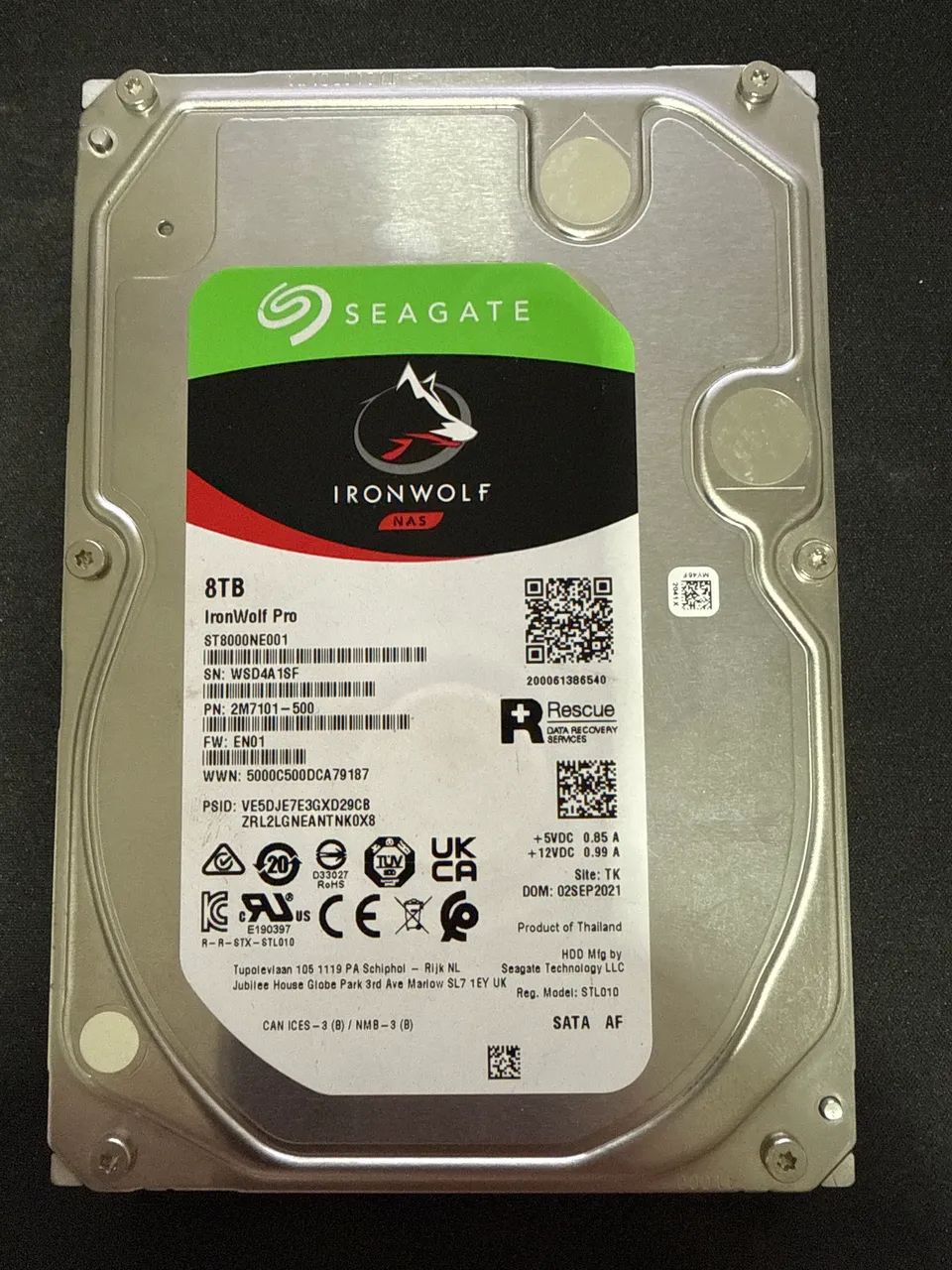 HD Seagate IronWolf Pro de 8tb para NAS