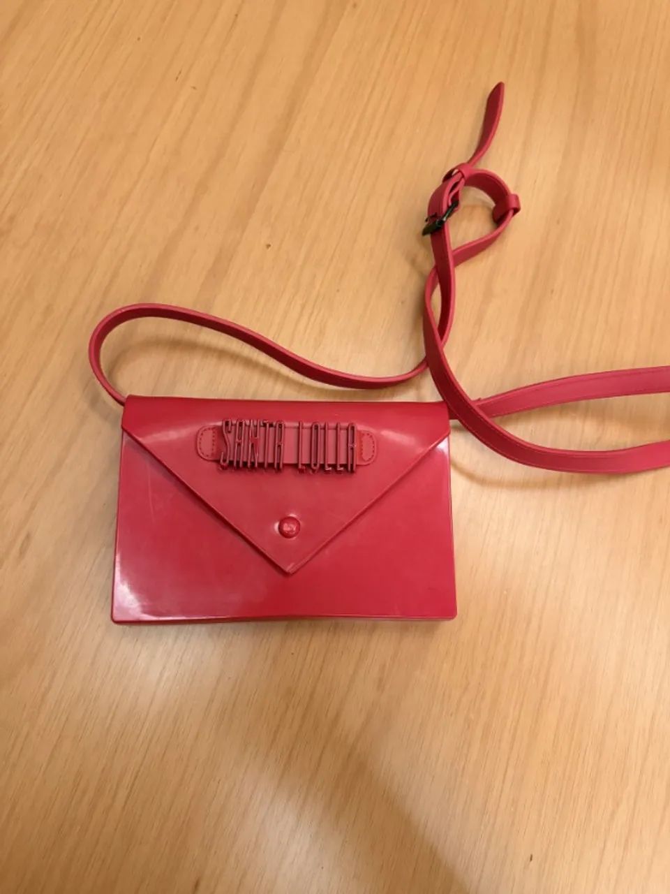 Bolsa Envelope Santa Lolla Vermelha - Foto 3