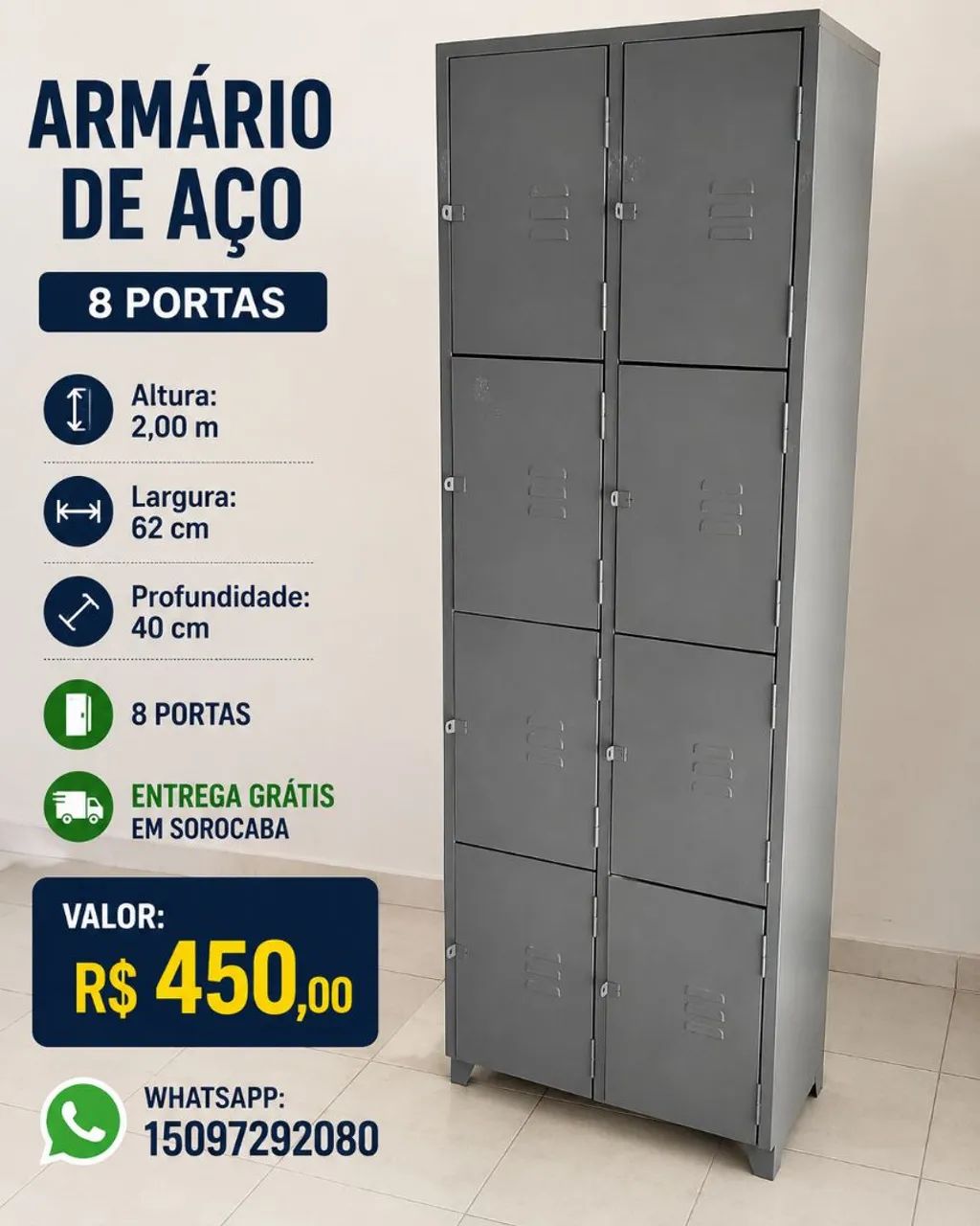 Armário De Ferro 
