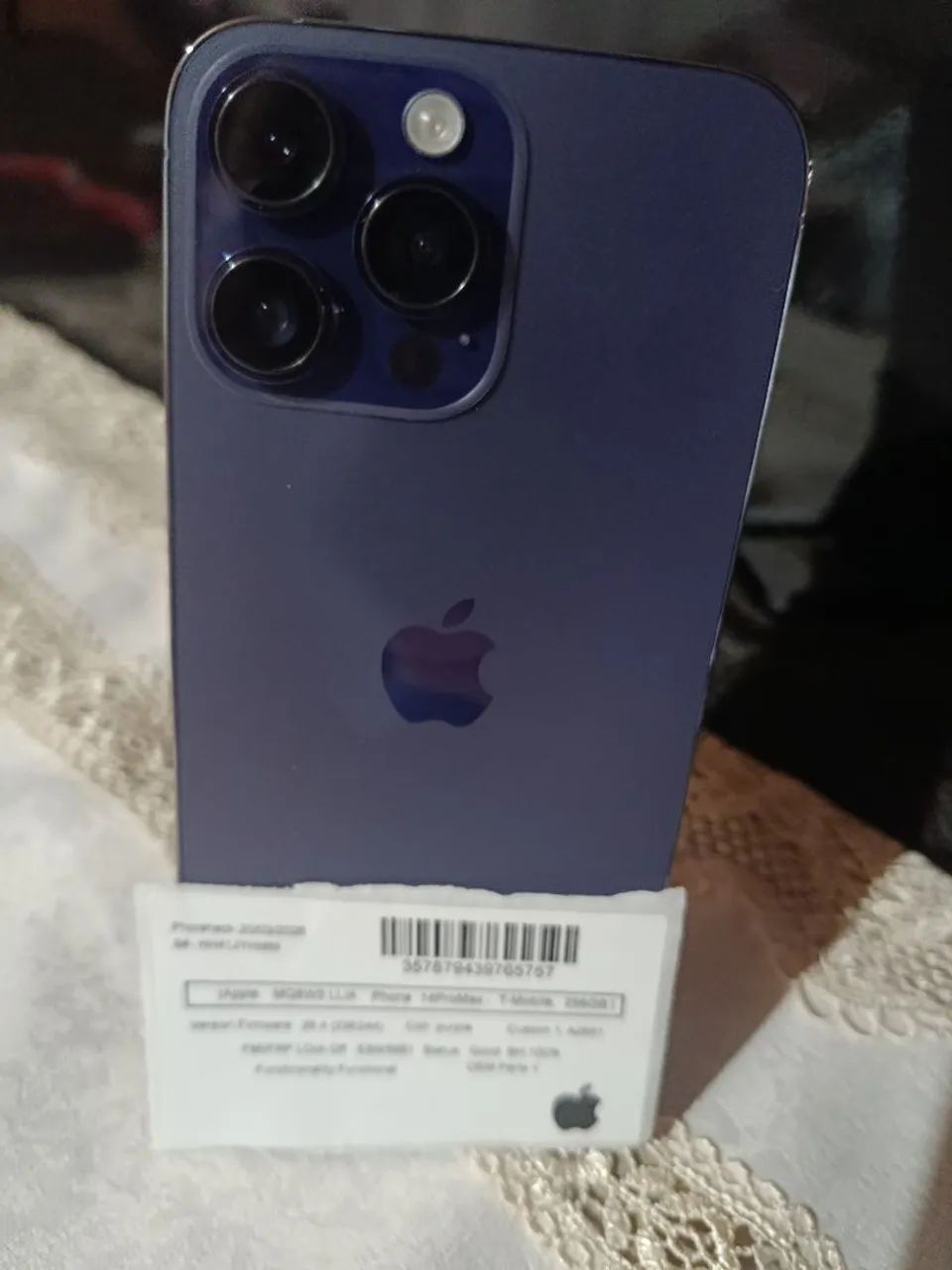 Iphone 14 Pro Max 256gb Lilás  - Foto 5