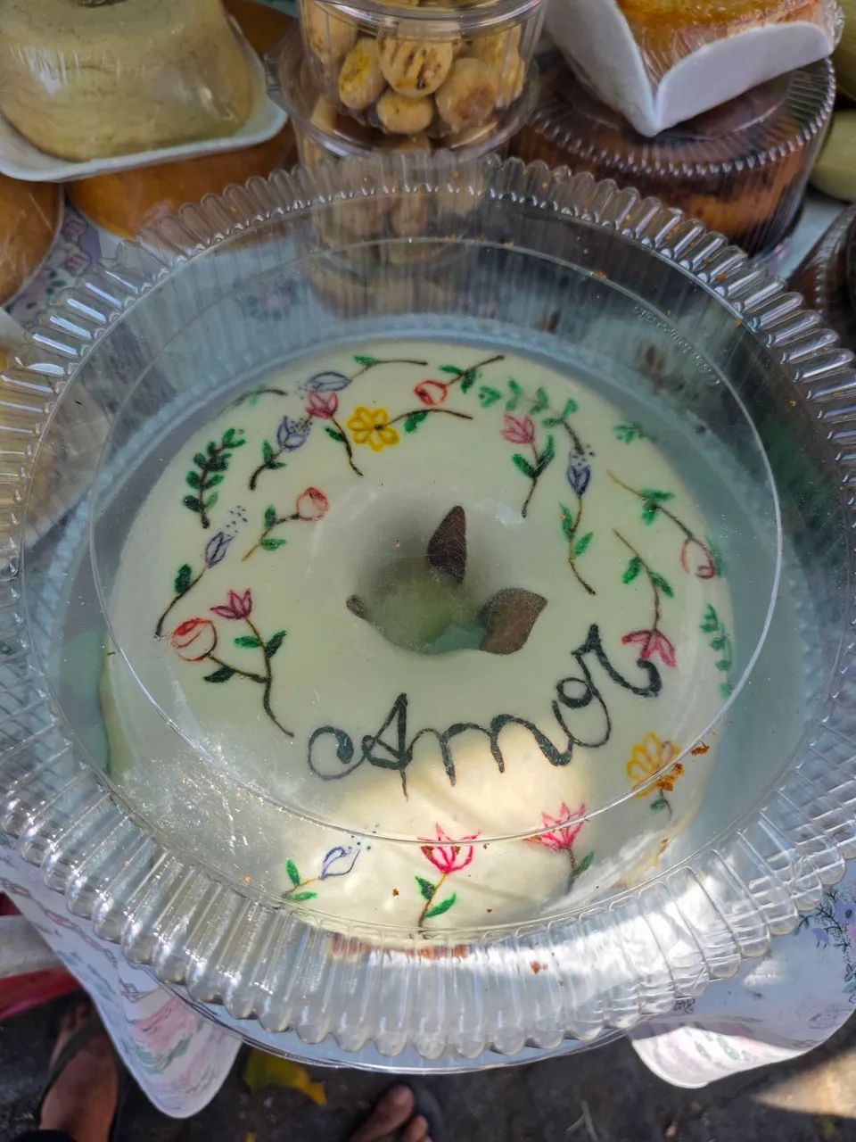 Bolos deliciosos com frases , e de milho e macaxeira 