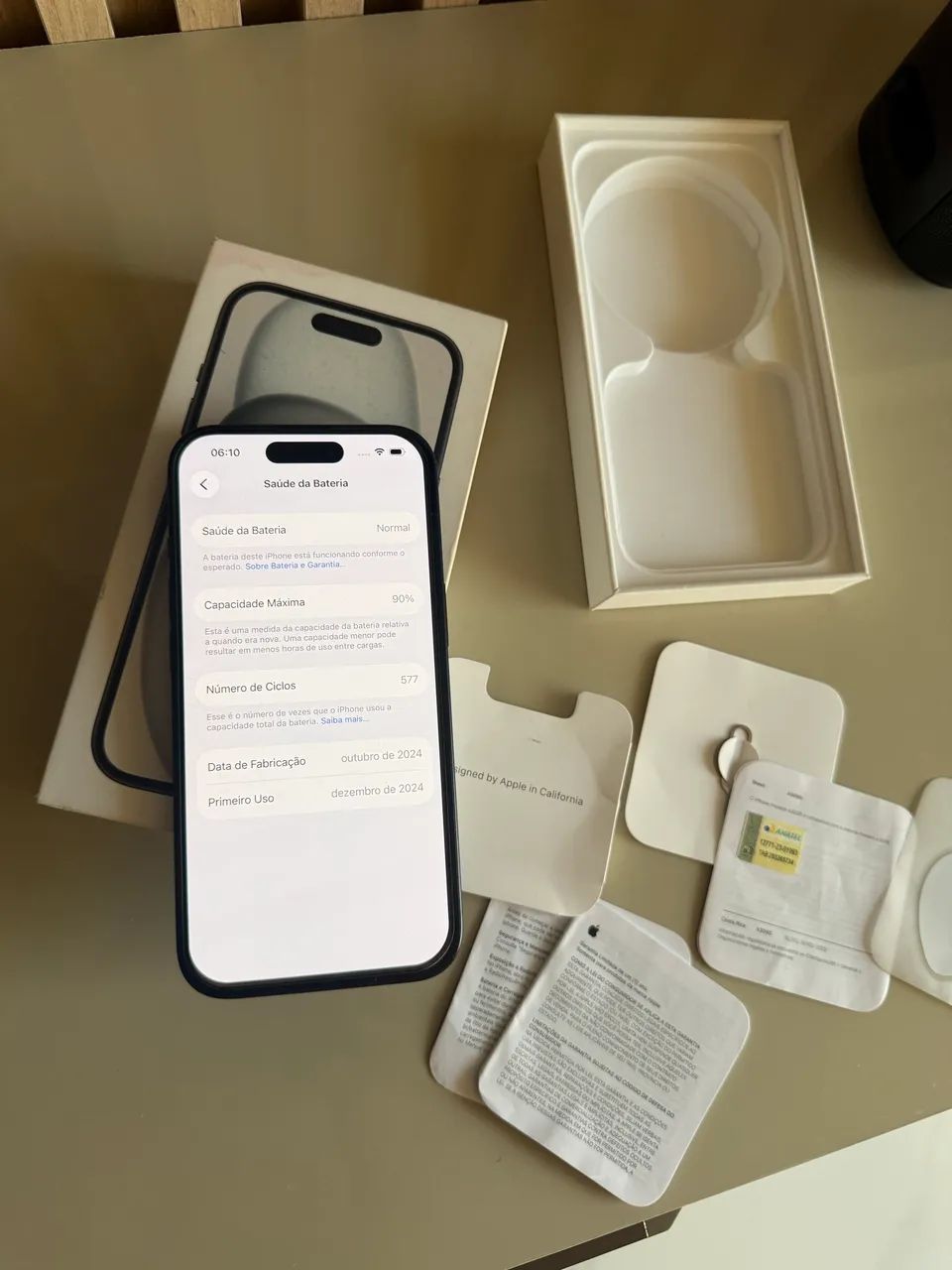 iPhone 15 black 256 GIGAS - Impecável  - Foto 5