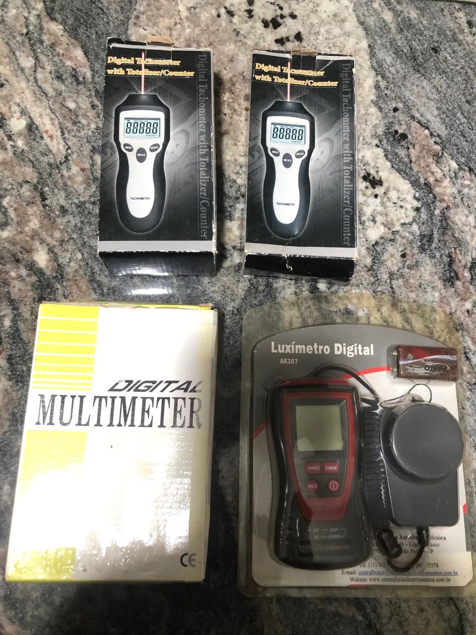 Conjunto: multímetro/luxímetro/digital tacnometer. - Foto 2