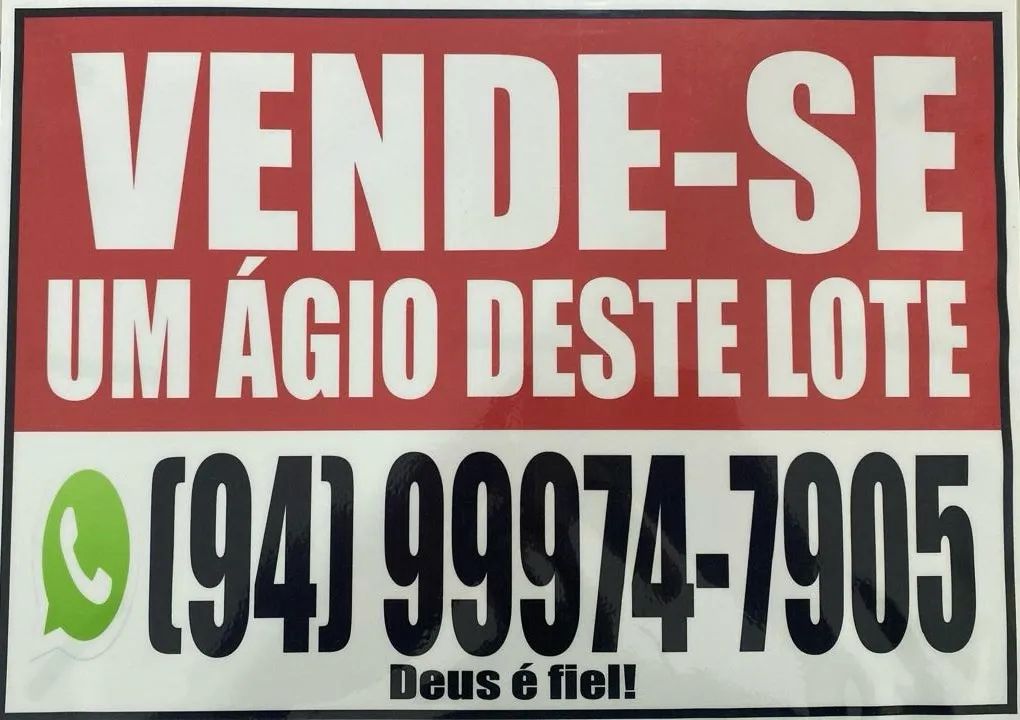 TRANSFIRO ÁGIO DE LOTE (4ª Etapa) Nova Carajás 
