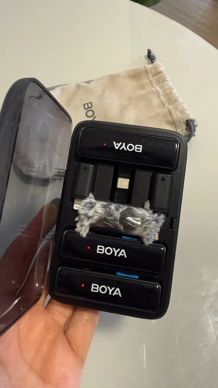 Microfone lapela Boya link