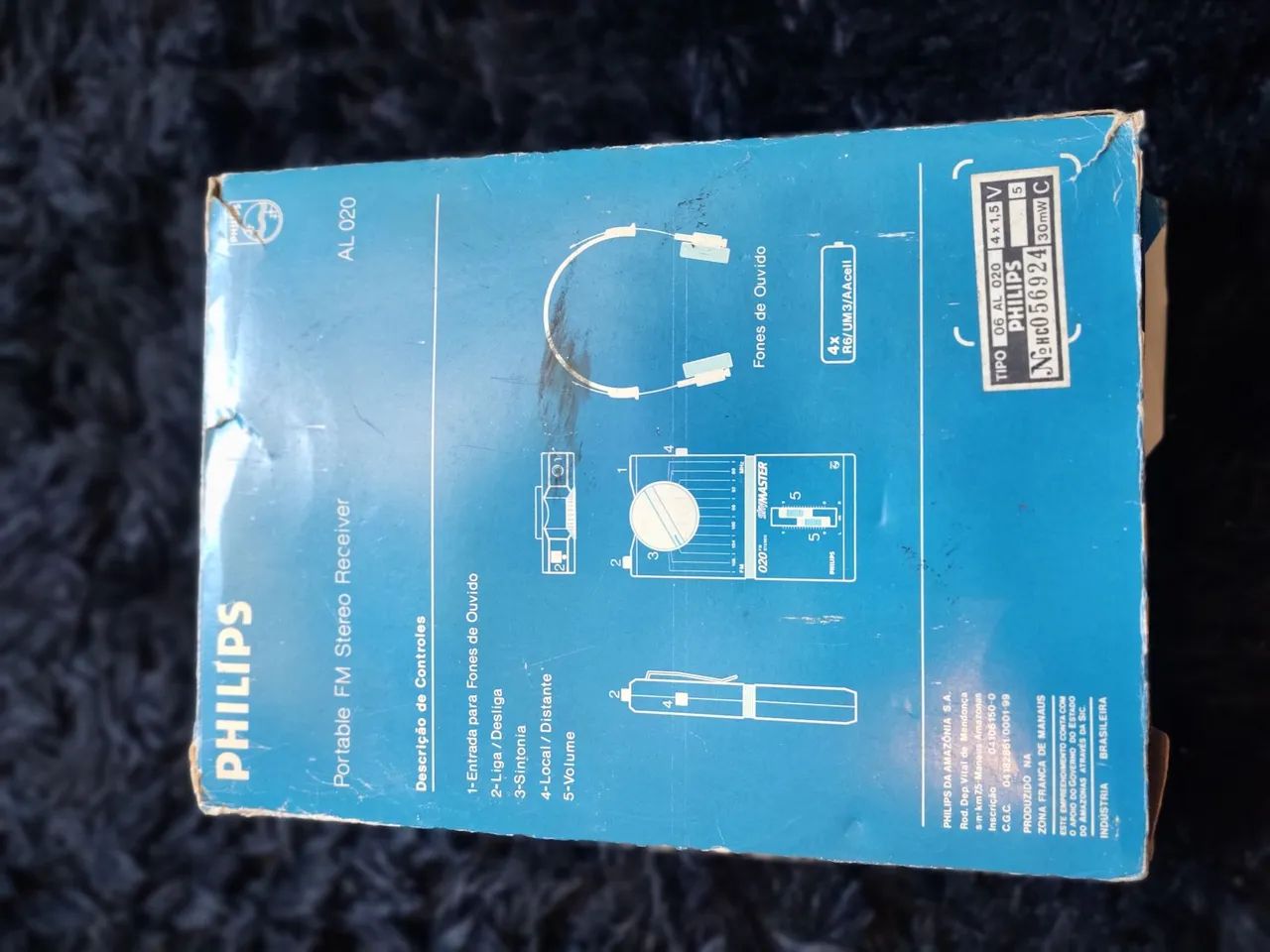Philips SkyMaster 020 (1985) C/ Fone Original Íntegro - Item de Acervo - Foto 5