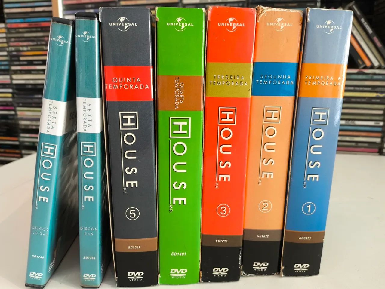 Box Séries DVDs House M.D. - Coleção 1ª à 6ª Temporada Completa