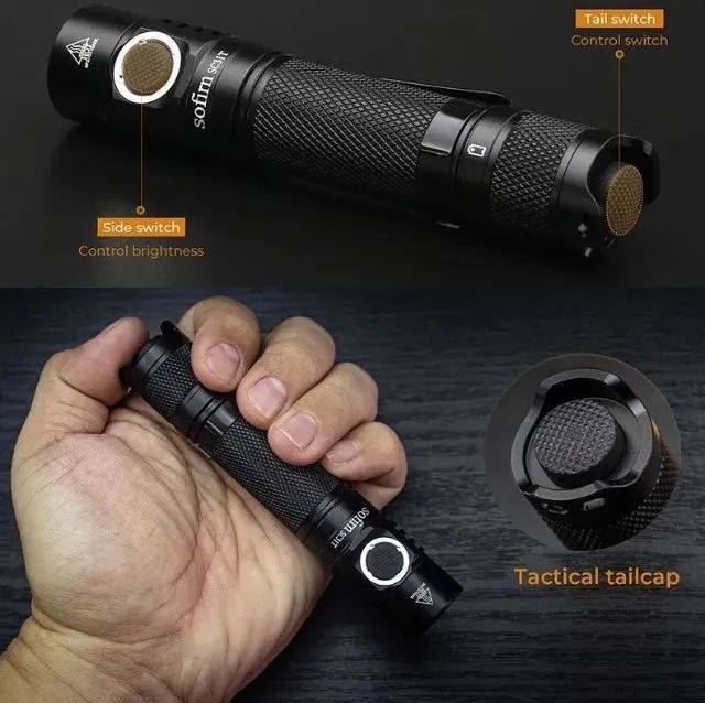 Lanterna Tática Sofirn Sc31t 2000lm Usb-c Com Bateria - Foto 3