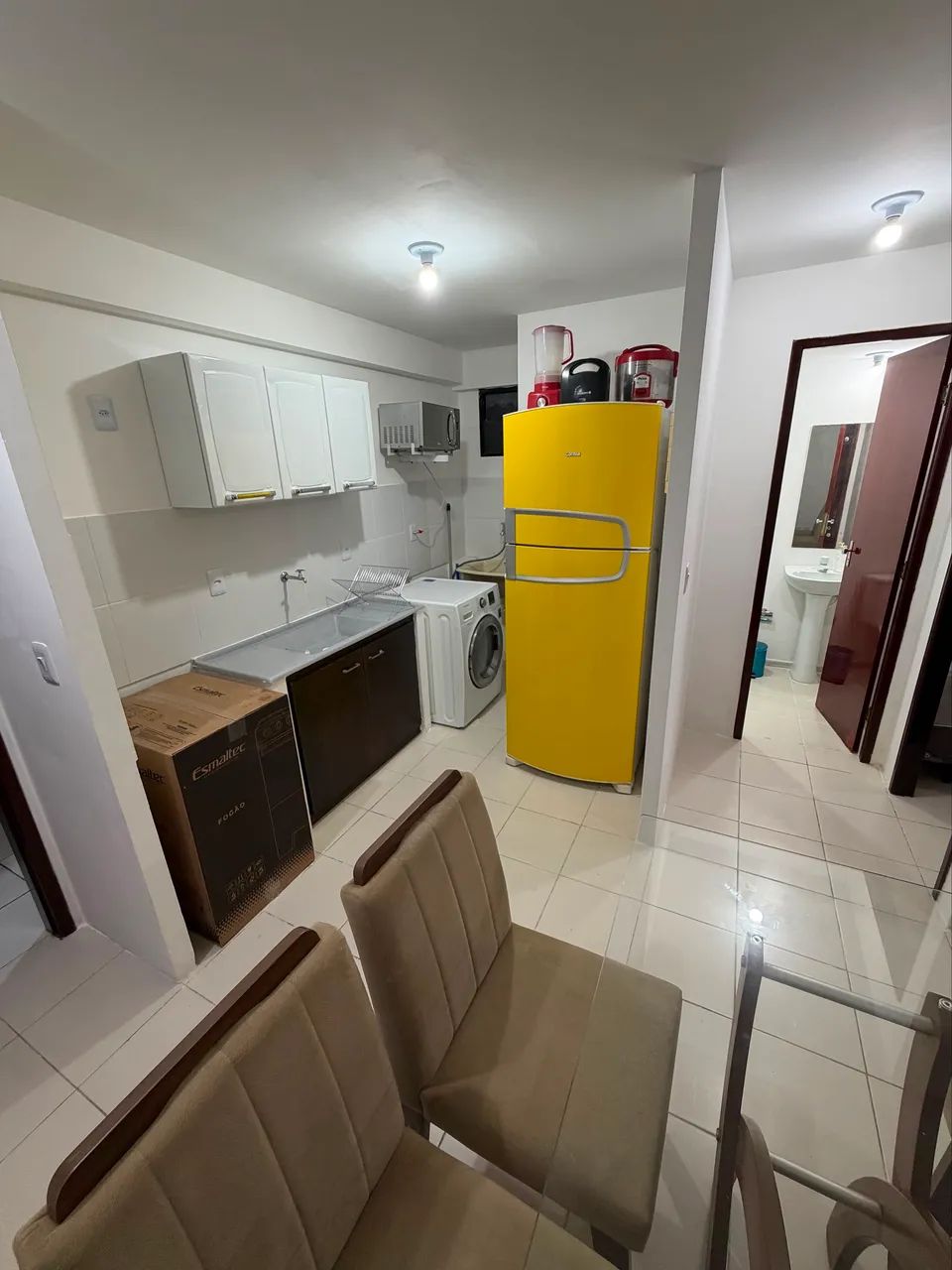 Ed. Racine - Mobiliado (quarto e sala/Kitnet) - Foto 13