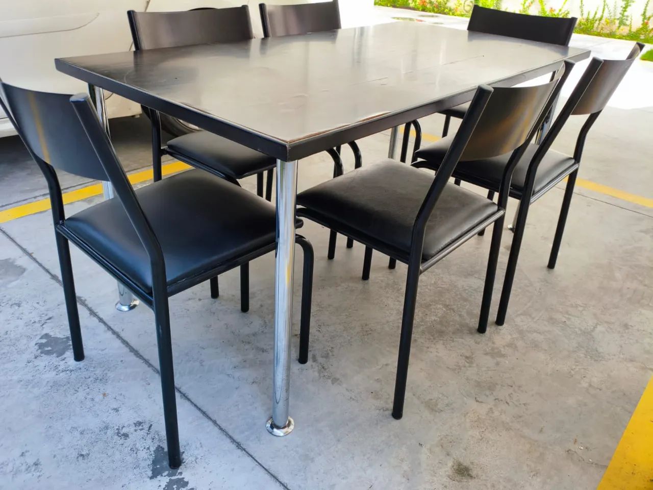 Conjunto de mesa com 6 cadeiras - Foto 4