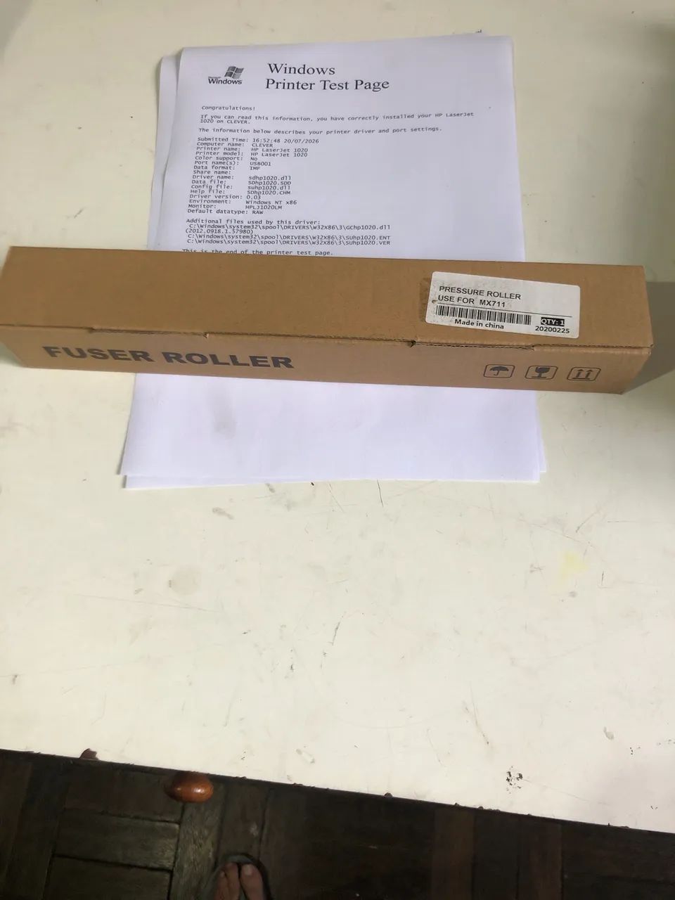 Rolo Pressor para Lexmark Mx711 Mx710 Ms810