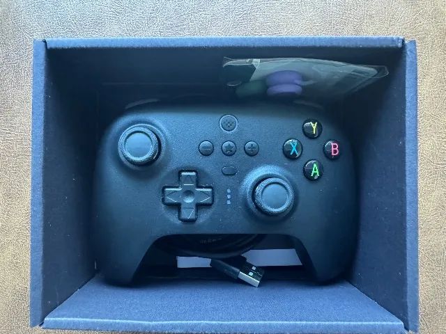 Controle 8bitdo Ultimate Wired Preto USB - Foto 2