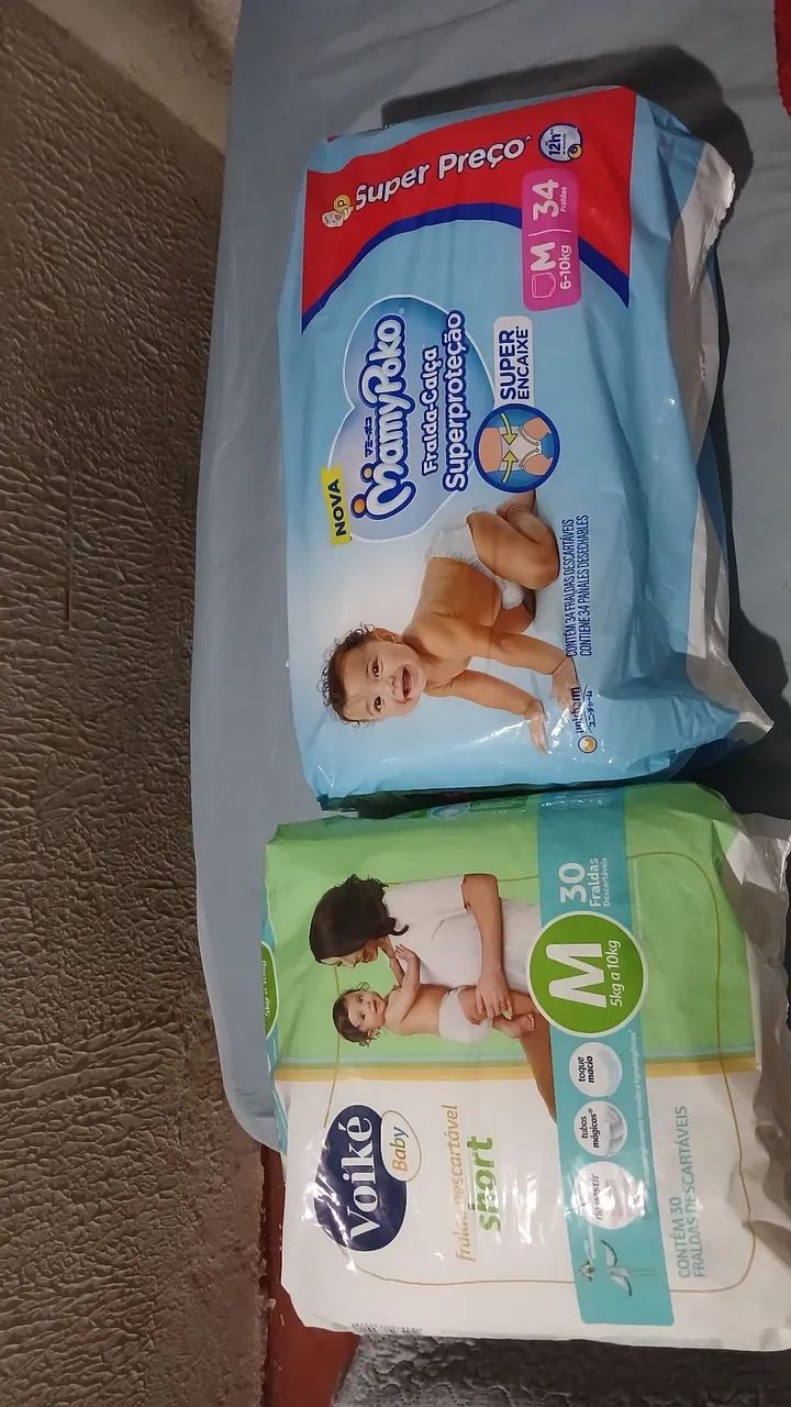 Fraldas calça M 