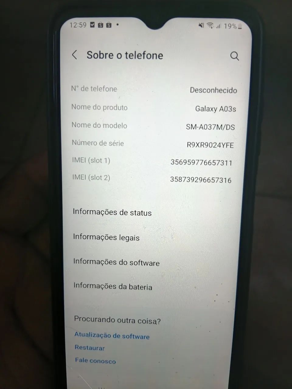 Vendo Samsung A03S