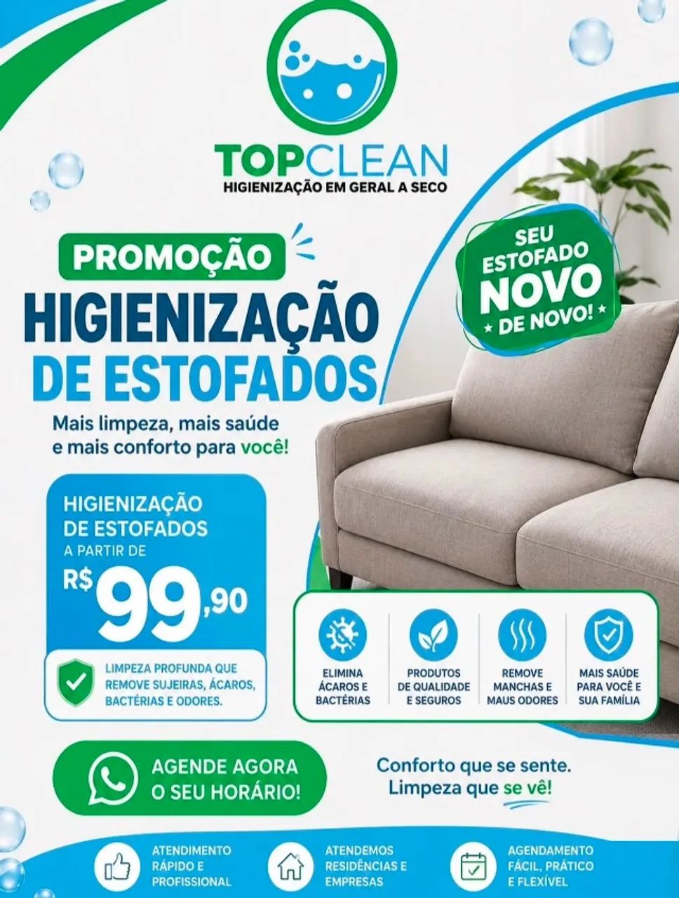 Lavagem a seco todos os bairros