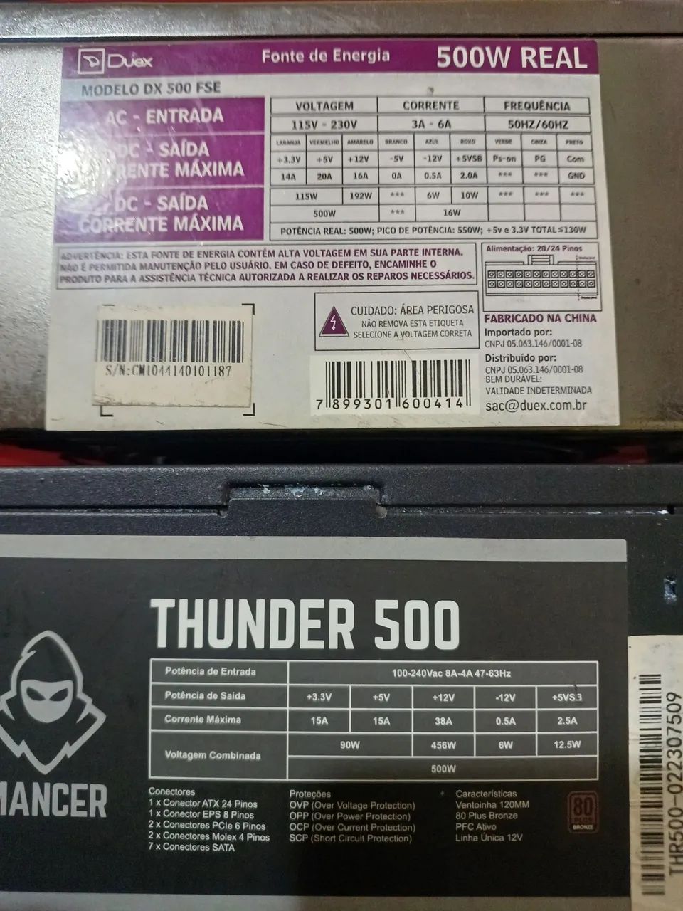 Fontes PC para conserto 