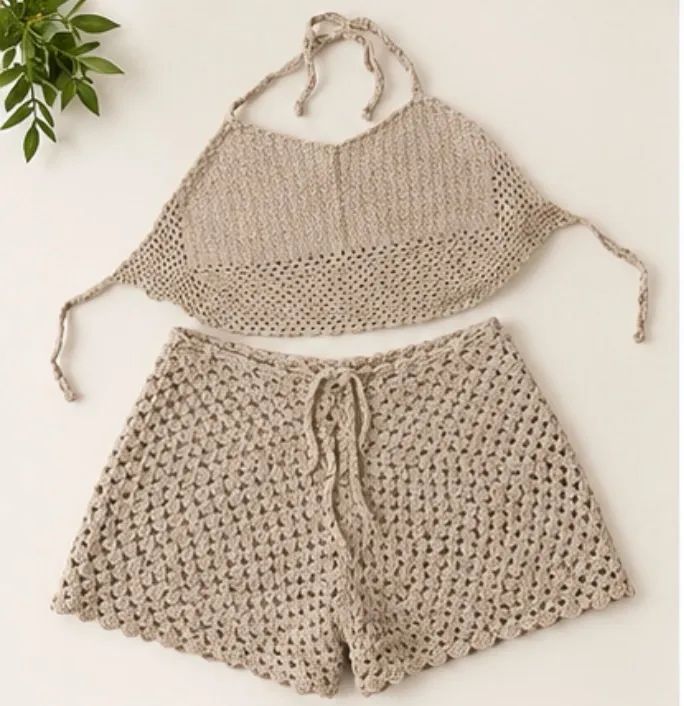 Conjunto crochê 
