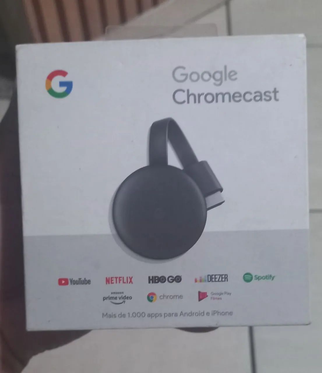 Google Chromecast 3 Original na Caixa  - Foto 3