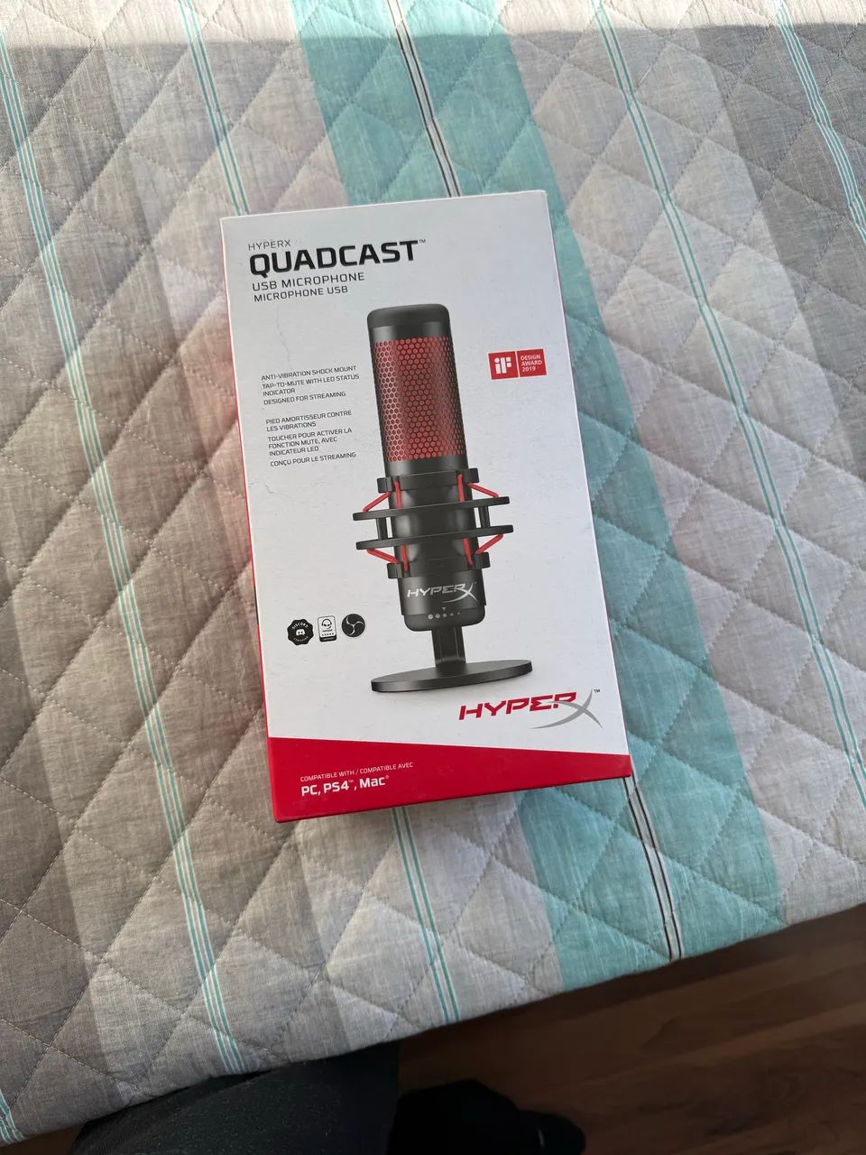MICROFONE QUADCAST HYPERX 