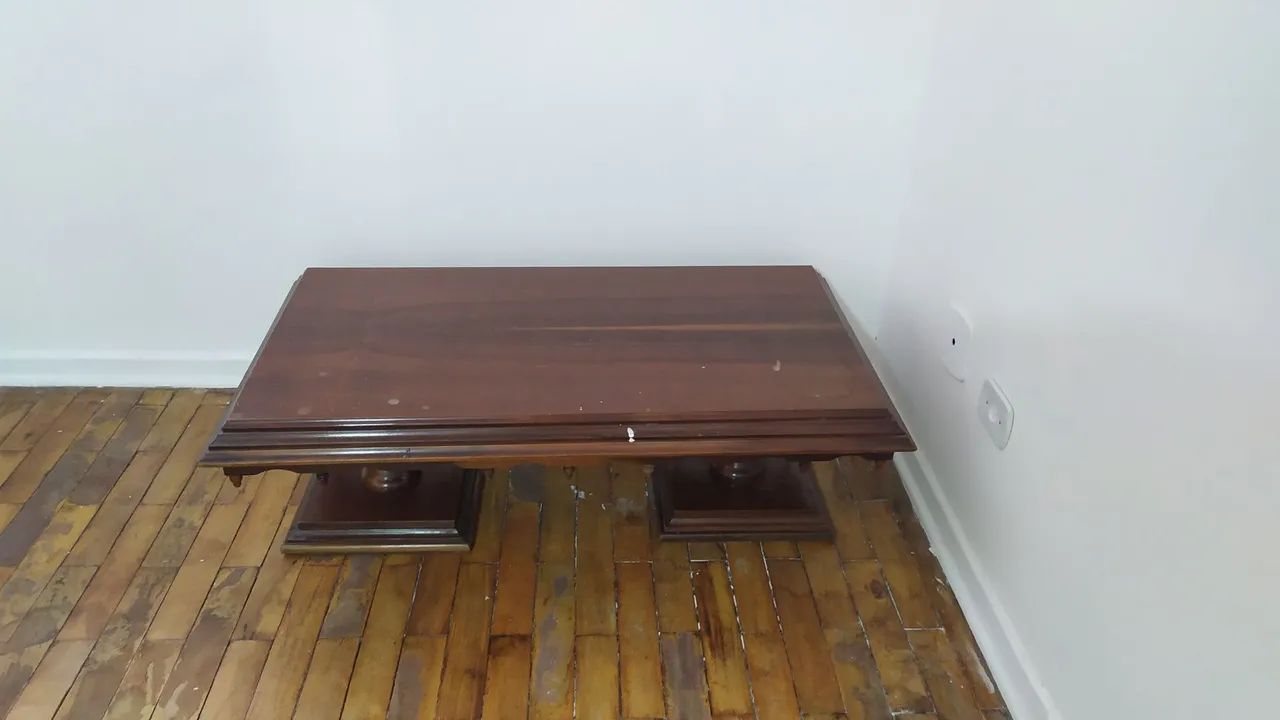 Mesa baixa estilo indiano em madeira maciça raridade!  - Foto 2
