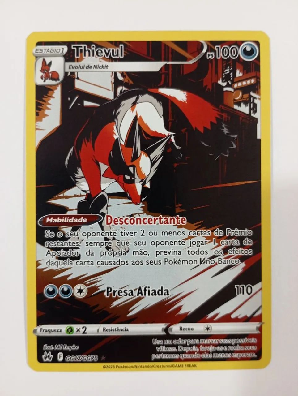  2 Cartas pokémon coleção galeria de Galar  - Foto 3