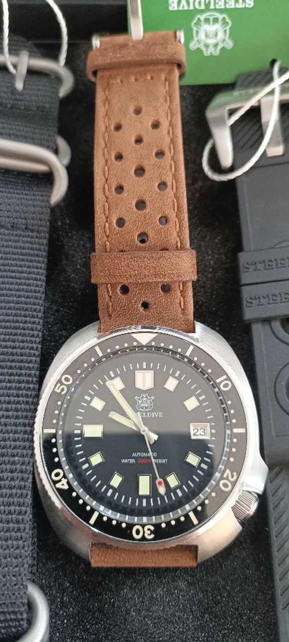 Relógio Steeldive Automático SD1970 Captain Willard Turtle